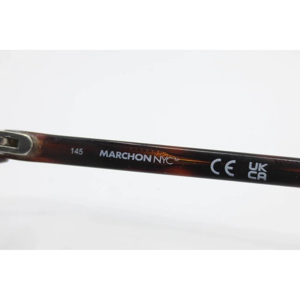 Marchon NYC M-3508 205 Eyeglass Frames Tortoise Honey Rectangular 55-18-145 Mens